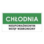CHŁODNIA, zielony - płyta PVC 2 mm z dziurkami 190x90 mm