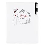 Kalendarz książkowy DESIGN tygodniowy A5 2026 polski - Nails