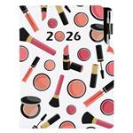 Kalendarz książkowy DESIGN tygodniowy B5 2026 polski - Make up 