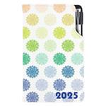 Kalendarz książkowy  DESIGN tygodniowy kieszonkowy 2025 polski - Mandala kolorowy