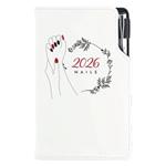 Kalendarz książkowy DESIGN tygodniowy kieszonkowy 2026 polski - Nails