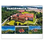 Kalendarz ścienny 2025 Panoramy Republiki Czeskiej 
