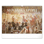 Kalendarz ścienny 2026 Słowiańska Epopeja - Alfons Mucha