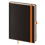 Notatnik A5 liniowany - Black Orange   