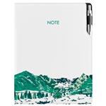 Notes DESIGN A4 kratkowany - biały - Góry 
