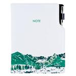 Notes DESIGN A5 liniowany - biały - Góry 