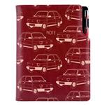 Notes DESIGN B5 kratkowany - bordo - Maluch