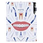 Notes DESIGN B5 liniowany - biały - Dentysta 