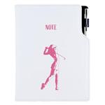 Notes DESIGN B5 liniowany - biały - Golf kobiety 
