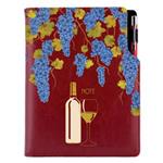 Notes DESIGN B5 liniowany - bordo -  Wino