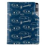 Notes DESIGN B6 liniowany - granatowy - Mustang 