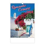 Ścienny Kalendarz 2025 - Romantic Corners 